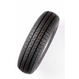 Compleet 10 inch wiel - 145/80B10(145B10) band + velg - vetnippel steek: 4x101,6 - 375 kg - 4PR - 67 mm naafdiameter