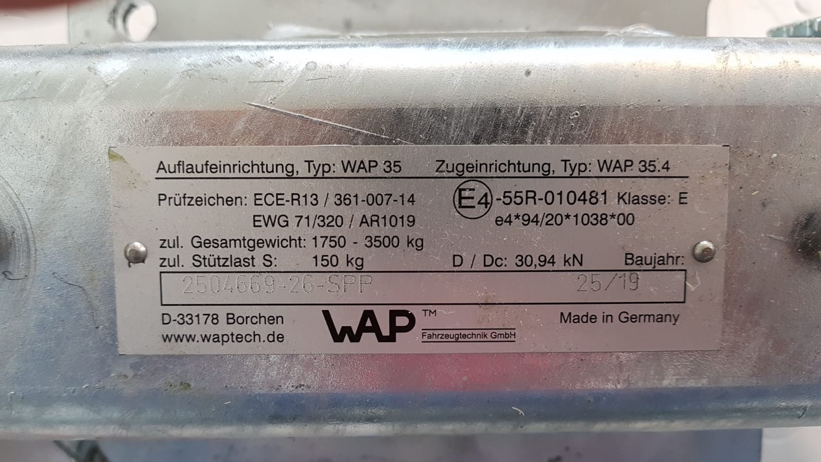 Oplooprem WAP 35 - 1750 > 3500 kg