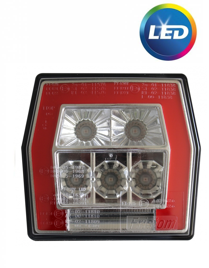 Fristom FT-120 links/rechts - 99,5x93x39,5 mm - LED