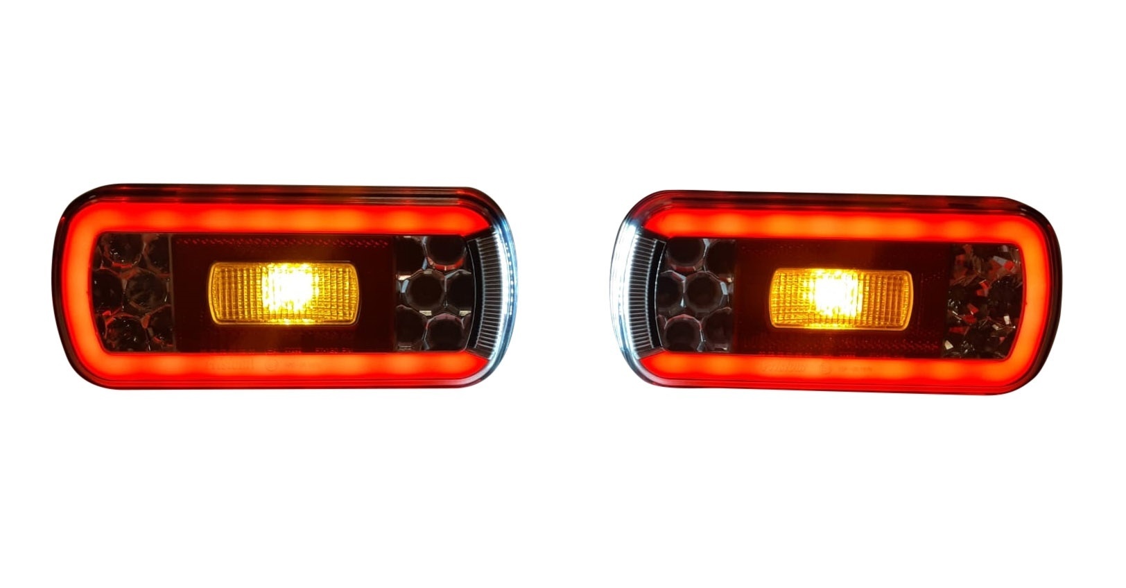 Fristom FT-130 rechts - inclusief achteruitrijverlichting - LED 220x110x50,5 mm