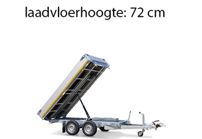 256x150 cm - 2500 kg - elek/afstands/handpomp