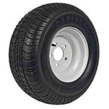 Compleet 10 inch wiel - 20.5x10.00-10 band + velg - mercedes steek: 5x112 - 750 kg - 10PR - 67 mm naafdiameter
