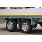 Geremde Eduard plateauwagen - 310x160 cm - 3000 kg bruto laadvermogen - 72 cm laadvloerhoogte - 30 cm borden