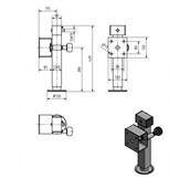 Winterhoff kantelbaar en uitdraaibare steunpoot 1300 kg