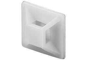 Zelfklevende houders voor tie rips - 28x28 mm