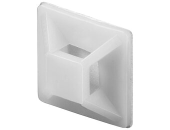 Zelfklevende houders voor tie rips - 28x28 mm