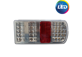 Achterlicht rechts connector LED 228x106x55 mm