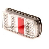 Achterlicht Aspöck connector 228x106x55 mm - volledig LED en Plug&Play - rechts