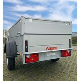 Anssems GT 750 bagagewagen - 750 kg bruto laadvermogen - 201x101x48 cm laadoppervlak - ongeremd - inclusief deksel