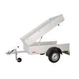 Anssems GT 750 bagagewagen - 750 kg bruto laadvermogen - 211x126x48 cm laadoppervlak - ongeremd - inclusief deksel
