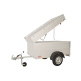 Anssems GTB 750 VT1 HT bagagewagen - 750 kg bruto laadvermogen - 211x126x83 cm laadoppervlak - geremd - inclusief deksel