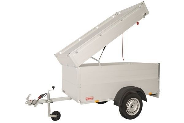 Anssems GTB 750 VT1 HT bagagewagen - 750 kg bruto laadvermogen - 211x126x83 cm laadoppervlak - geremd - inclusief deksel