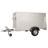 Anssems GTB 1200 VT2 HT gesloten aanhanger - 1200 kg bruto laadvermogen - 251x126x118 cm laadoppervlak - geremd - inclusief deksel en achterklep