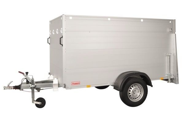 Anssems GTB 750 VT2 HT gesloten aanhanger - 750 kg bruto laadvermogen - 211x126x118 cm laadoppervlak - geremd - inclusief deksel en achterklep