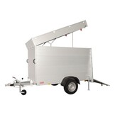 Anssems GTB 1200 VT3 HT gesloten aanhanger - 1200 kg bruto laadvermogen - 251x126x153 cm laadoppervlak - geremd - inclusief deksel en achterklep