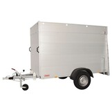 Anssems GTB 1200 VT3 HT gesloten aanhanger - 1200 kg bruto laadvermogen - 251x126x153 cm laadoppervlak - geremd - inclusief deksel en achterklep