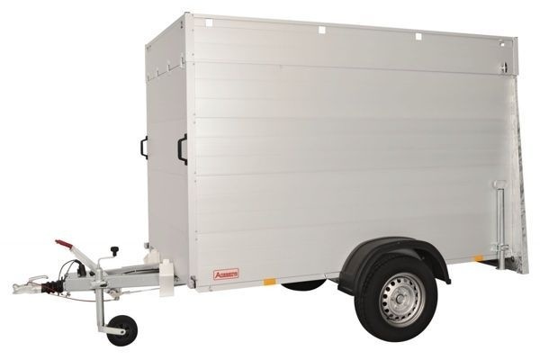 Anssems GTB 1200 VT3 HT gesloten aanhanger - 1200 kg bruto laadvermogen - 251x126x153 cm laadoppervlak - geremd - inclusief deksel en achterklep