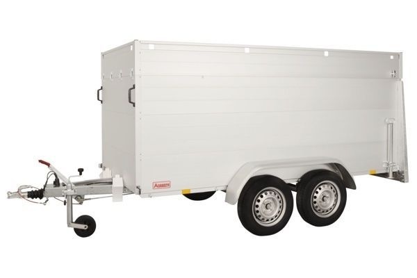 Anssems GTT 1500 VT2 HT gesloten aanhanger - 1500 kg bruto laadvermogen - 301x126x118 cm laadoppervlak - geremd - inclusief deksel en achterklep