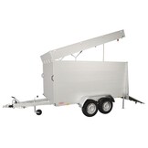 Anssems GTT 2500 VT3 HT gesloten aanhanger - 2500 kg bruto laadvermogen - 301x151x153 cm laadoppervlak - geremd - inclusief deksel en achterklep