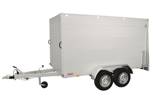 Anssems GTT 2500 VT3 HT gesloten aanhanger - 2500 kg bruto laadvermogen - 301x151x153 cm laadoppervlak - geremd - inclusief deksel en achterklep