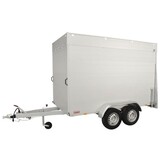 Anssems GTT 2500 VT4 HT gesloten aanhanger - 2500 kg bruto laadvermogen - 301x151x188 cm laadoppervlak - geremd - inclusief deksel en achterklep