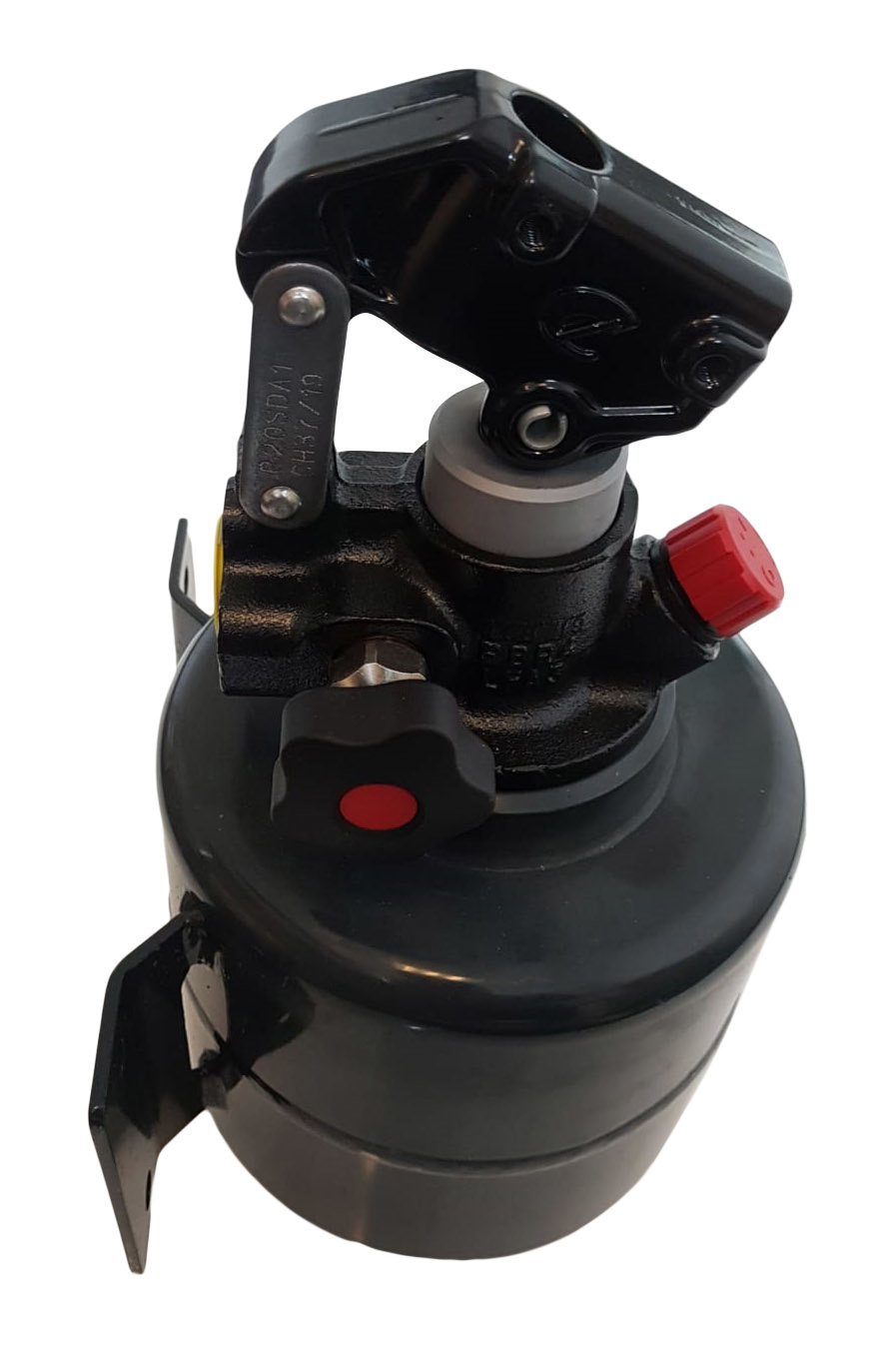 Handpomp - verzinkt - 4 liter reservoir voor kipper