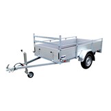 Anssems BSX 750 bakwagen - 750 kg bruto laadvermogen - 205x120 cm laadoppervlak - ongeremd