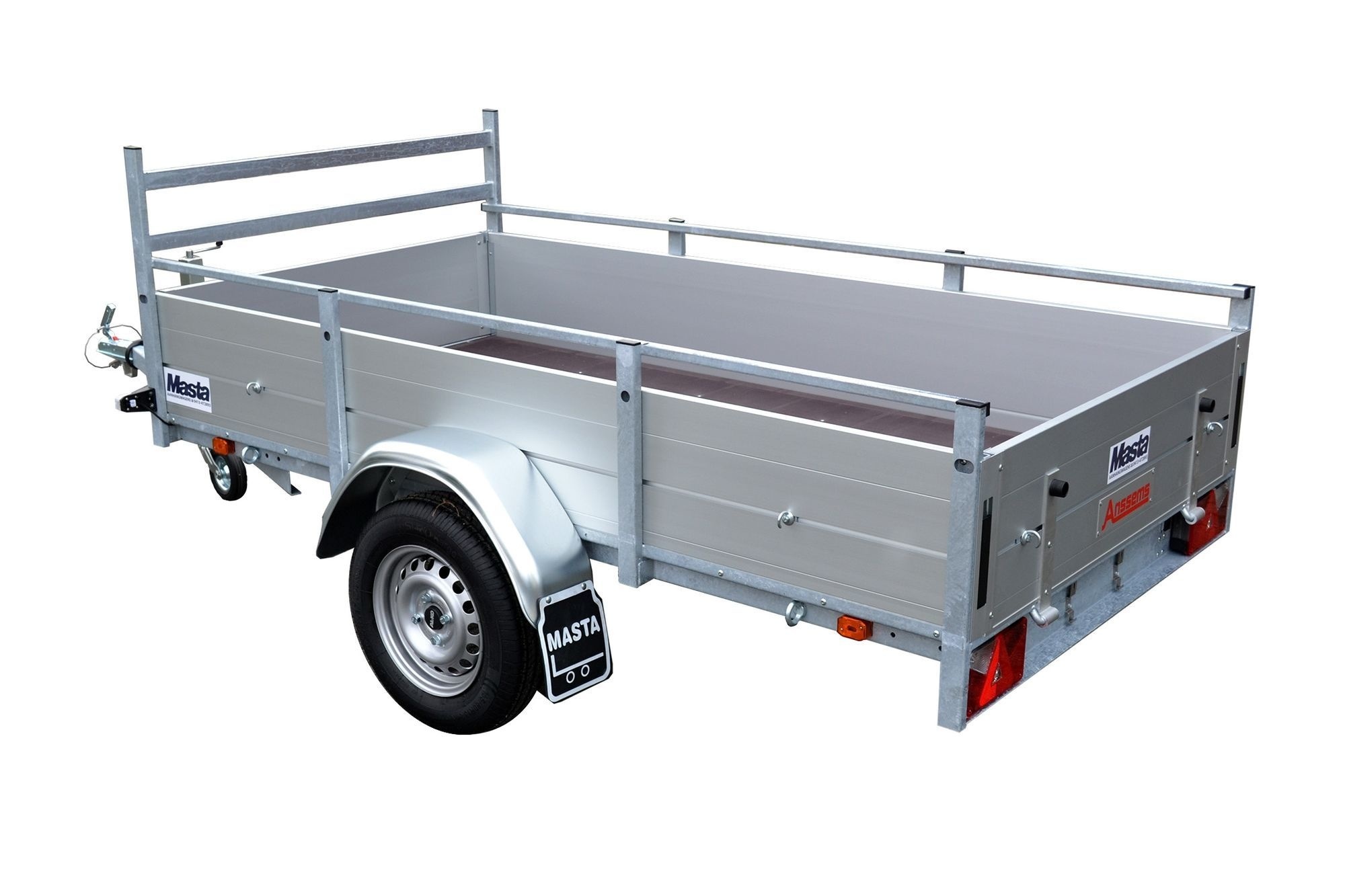 Anssems BSX 750 bakwagen - 750 kg bruto laadvermogen - 205x120 cm laadoppervlak - ongeremd