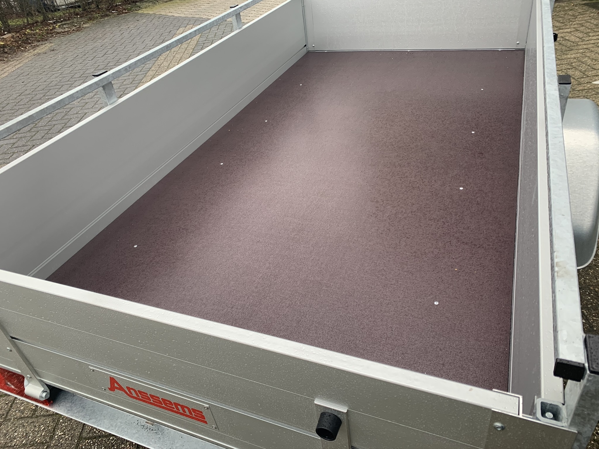 Anssems BSX 750 bakwagen - 750 kg bruto laadvermogen - 251x130 cm laadoppervlak - ongeremd