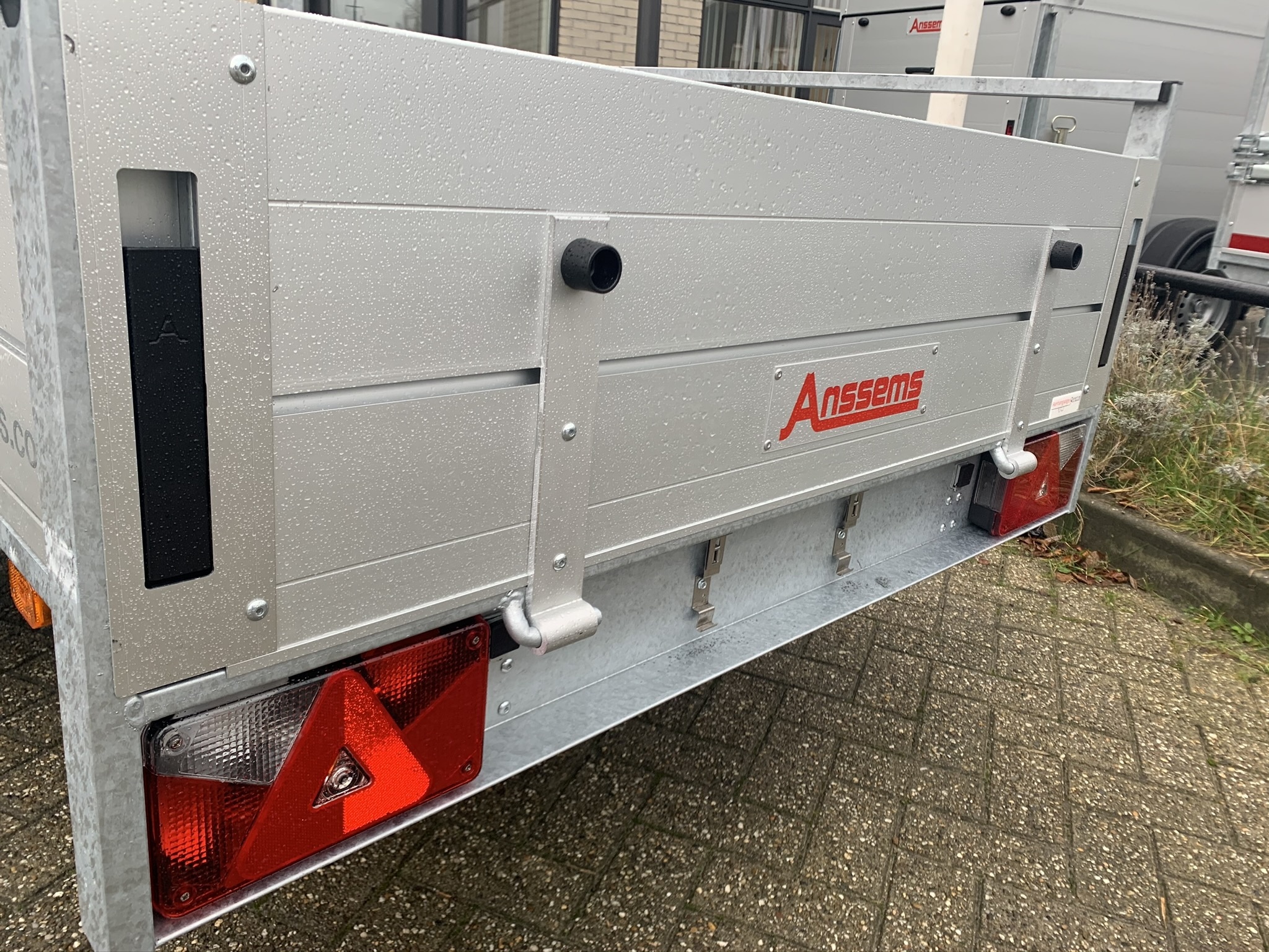 Anssems BSX 750 bakwagen - 750 kg bruto laadvermogen - 251x130 cm laadoppervlak - ongeremd