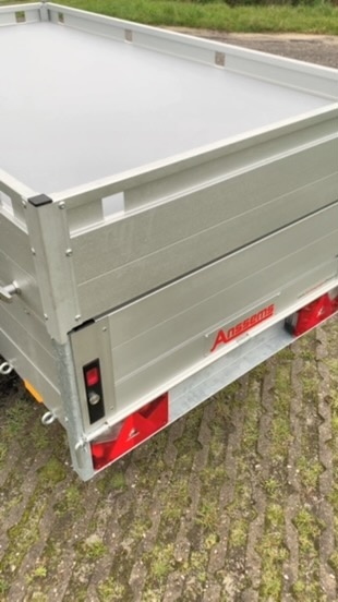 Anssems GT 500 bagagewagen - 500 kg bruto laadvermogen - 151x101x48 cm laadoppervlak - ongeremd - inclusief deksel