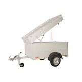 Anssems GT 750 bagagewagen - 750 kg bruto laadvermogen - 201x101x83 cm laadoppervlak - ongeremd - inclusief deksel