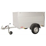 Anssems GT 750 bagagewagen - 750 kg bruto laadvermogen - 201x101x83 cm laadoppervlak - ongeremd - inclusief deksel