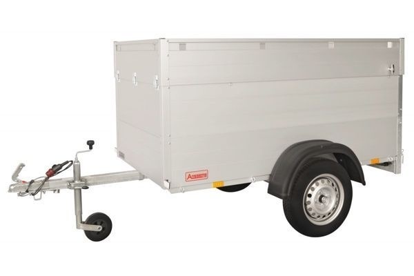 Anssems GT 750 bagagewagen - 750 kg bruto laadvermogen - 201x101x83 cm laadoppervlak - ongeremd - inclusief deksel