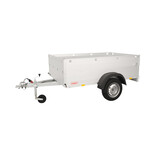 Anssems GT 750 bagagewagen - 750 kg bruto laadvermogen - 251x126x48 cm laadoppervlak - ongeremd - inclusief deksel