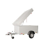 Anssems GTB 1200 VT1 bagagewagen - 1200 kg bruto laadvermogen - 251x126x83 cm laadoppervlak - geremd - inclusief deksel