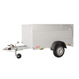Anssems GTB 1200 VT1 bagagewagen - 1200 kg bruto laadvermogen - 251x126x83 cm laadoppervlak - geremd - inclusief deksel