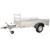 Anssems GTB 750 R bakwagen - 750 kg bruto laadvermogen - 211x126 cm laadoppervlak - geremd - inclusief reling en voorrek