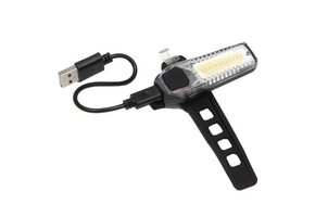 Oplaadbare LED fiestlamp WIT - micro usb