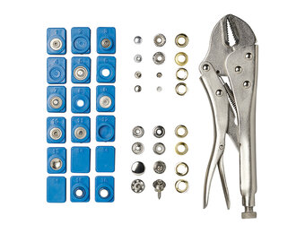 Assortiment oogjes 275 delig - inclusief ponstang