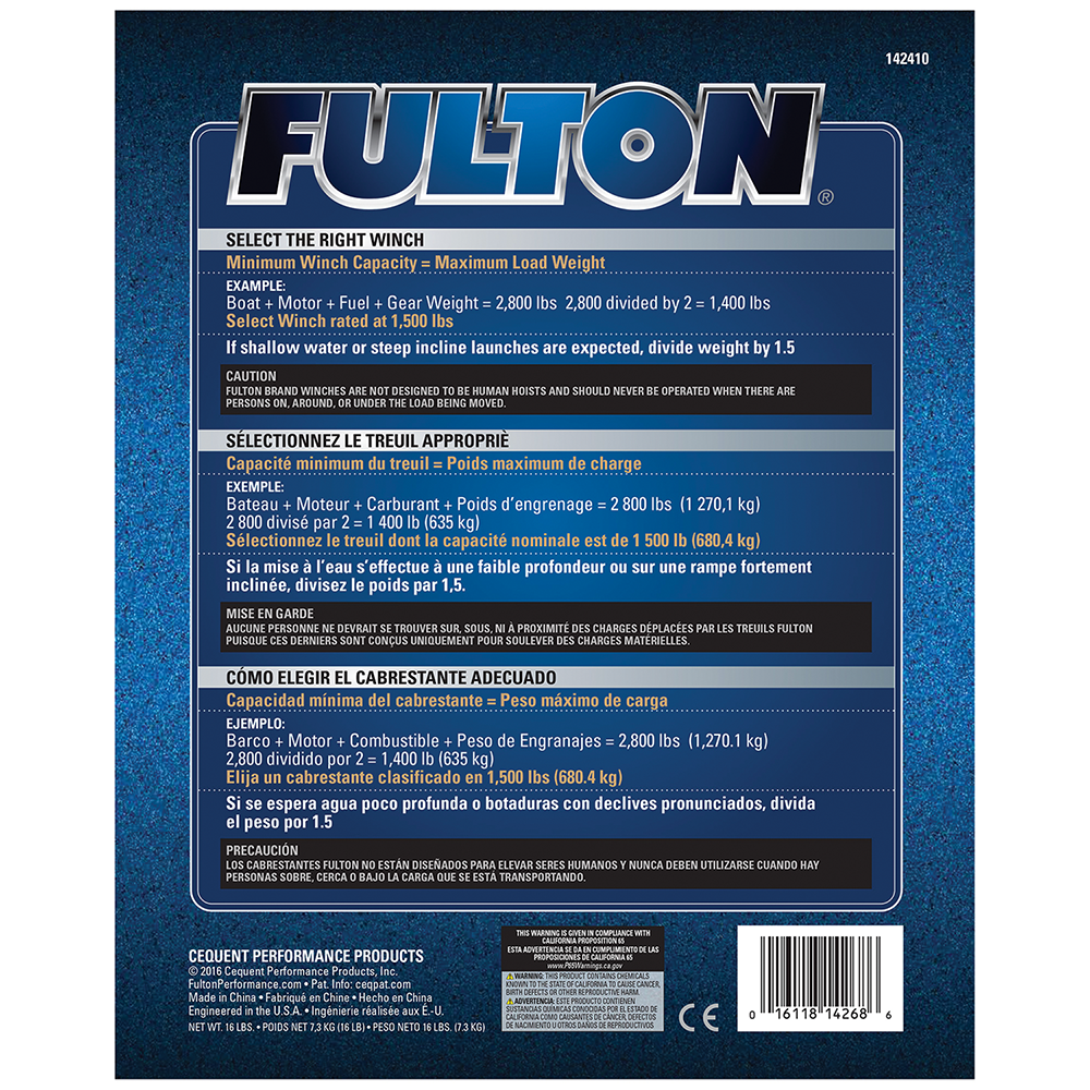 Geremde handlier - Fulton T2605B - 1180/590 kg