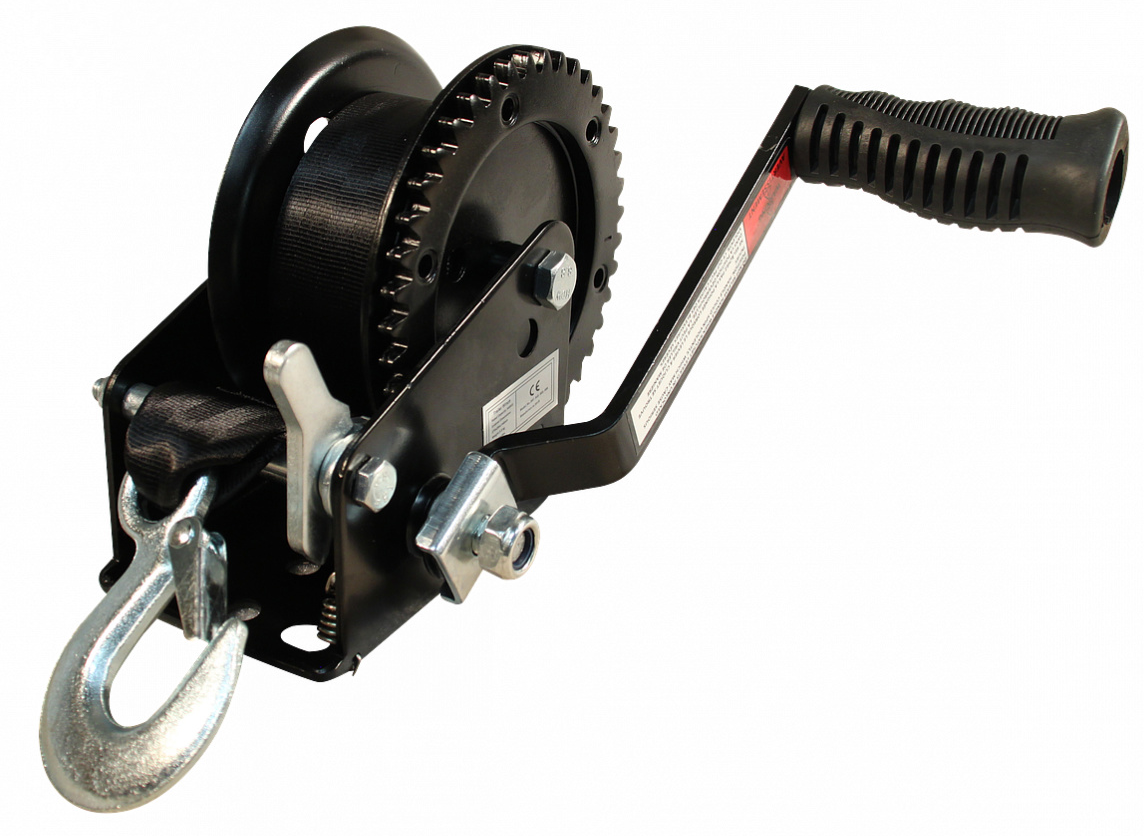 Ongeremde handlier - 540/270 kg - inclusief lierband en lasthaak - 4:1