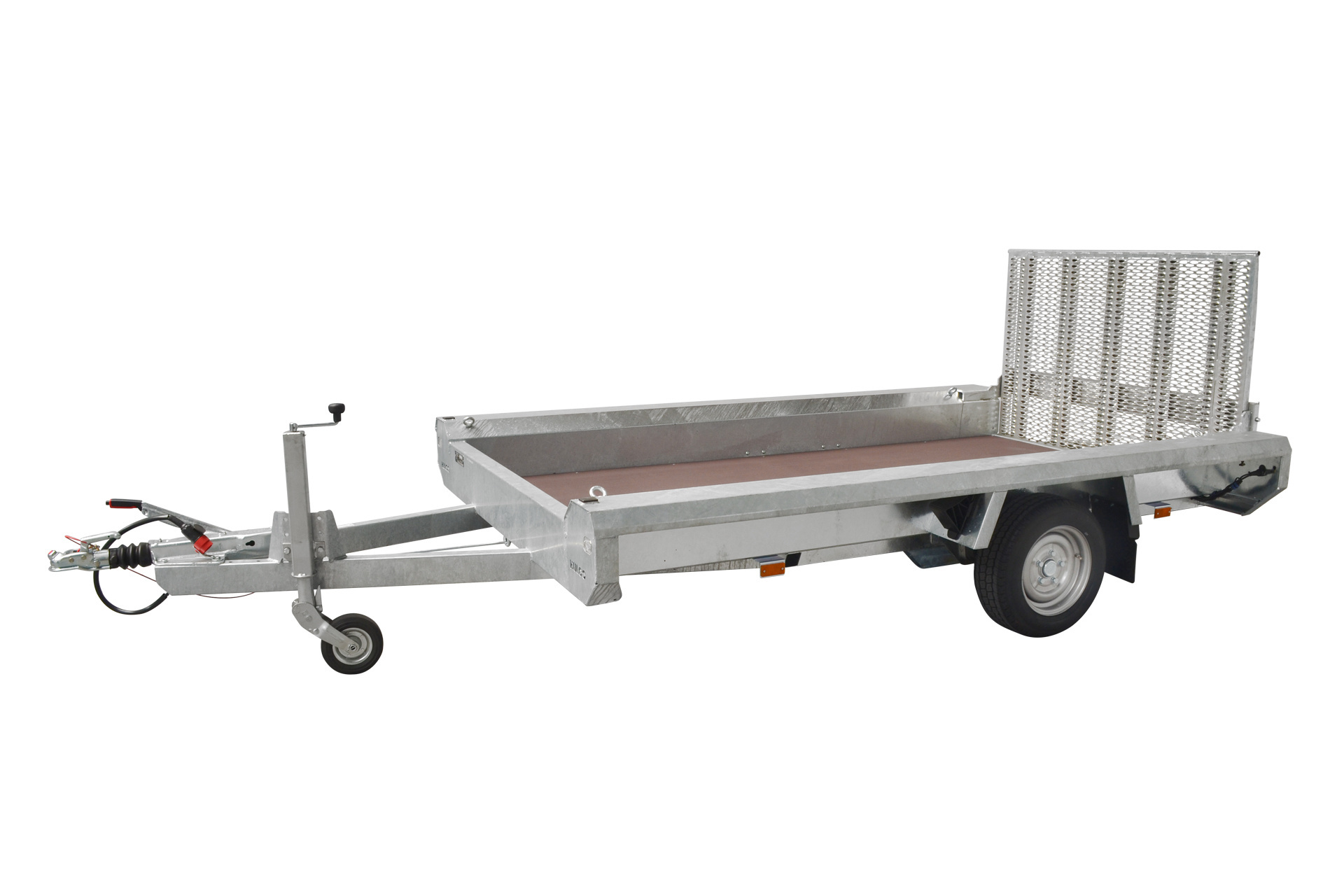 Hulco TERRAX-1 1500 Basic - 1500 kg bruto laadvermogen - machinetransporter - 294x150 cm laadoppervlak - geremd