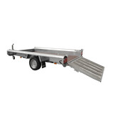 Hulco TERRAX-1 1800 Basic - 1800 kg bruto laadvermogen - machinetransporter - 294x150 cm laadoppervlak - geremd