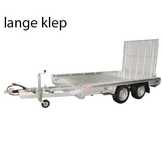 Hulco TERRAX-2 3000 LK - 3000 kg bruto laadvermogen - machinetransporter - 294x150 cm laadoppervlak - geremd