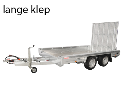 Hulco TERRAX-2 3000 LK - 3000 kg bruto laadvermogen - machinetransporter - 294x150 cm laadoppervlak - geremd