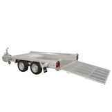 Hulco TERRAX-2 3000 LK - 3000 kg bruto laadvermogen - machinetransporter - 294x150 cm laadoppervlak - geremd