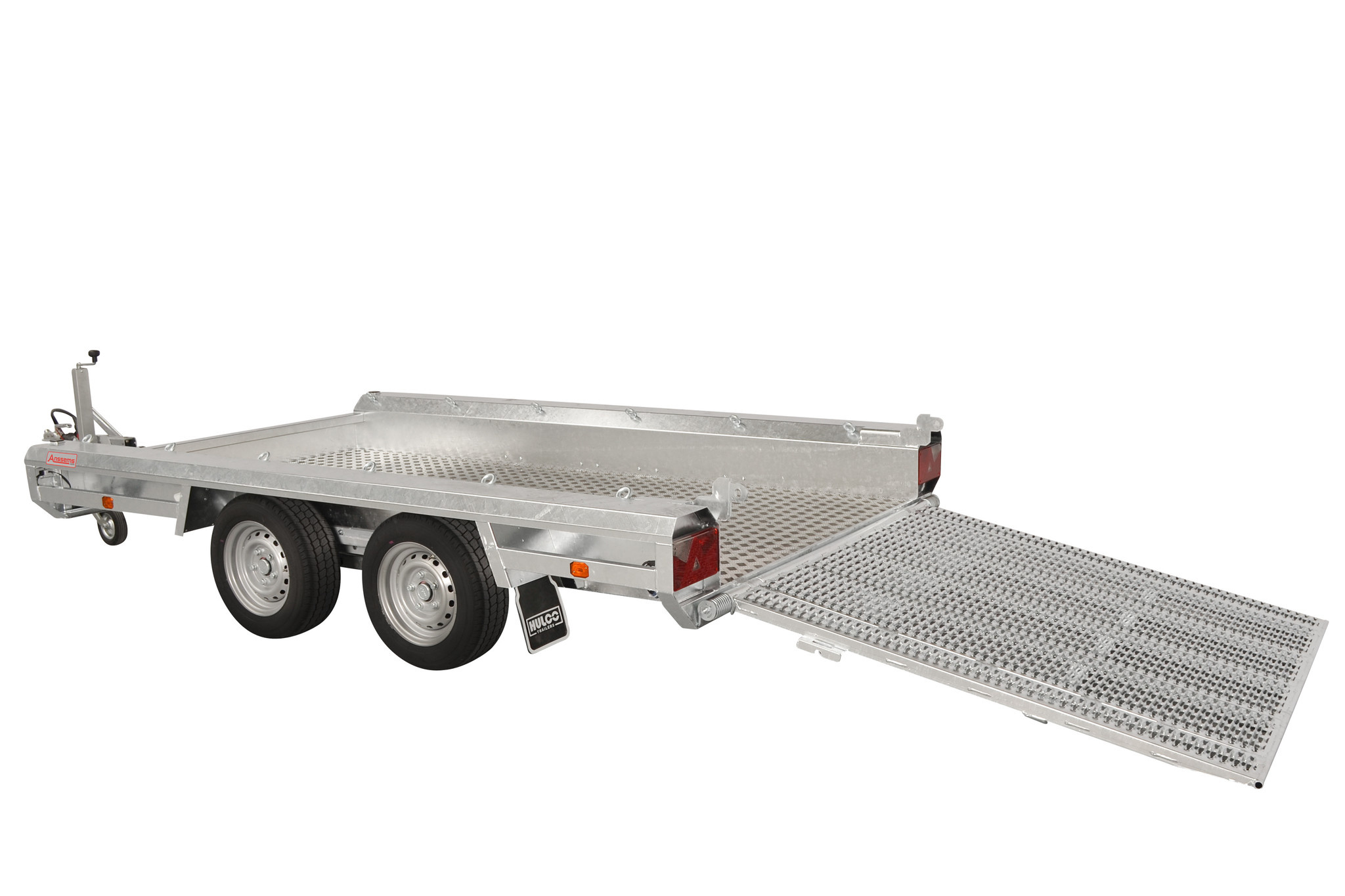Hulco TERRAX-2 3500 LK - 3500 kg bruto laadvermogen - machinetransporter - 294x150 cm laadoppervlak - geremd