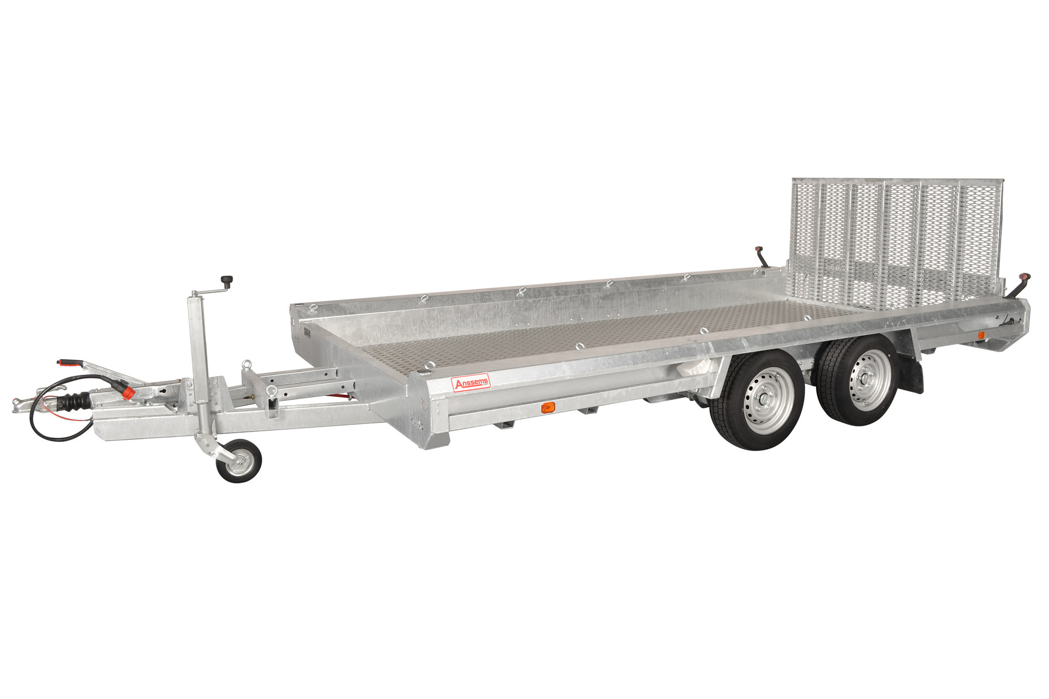 Hulco TERRAX-2 3000 - 3000 kg bruto laadvermogen - machinetransporter - 394x180 cm laadoppervlak - geremd