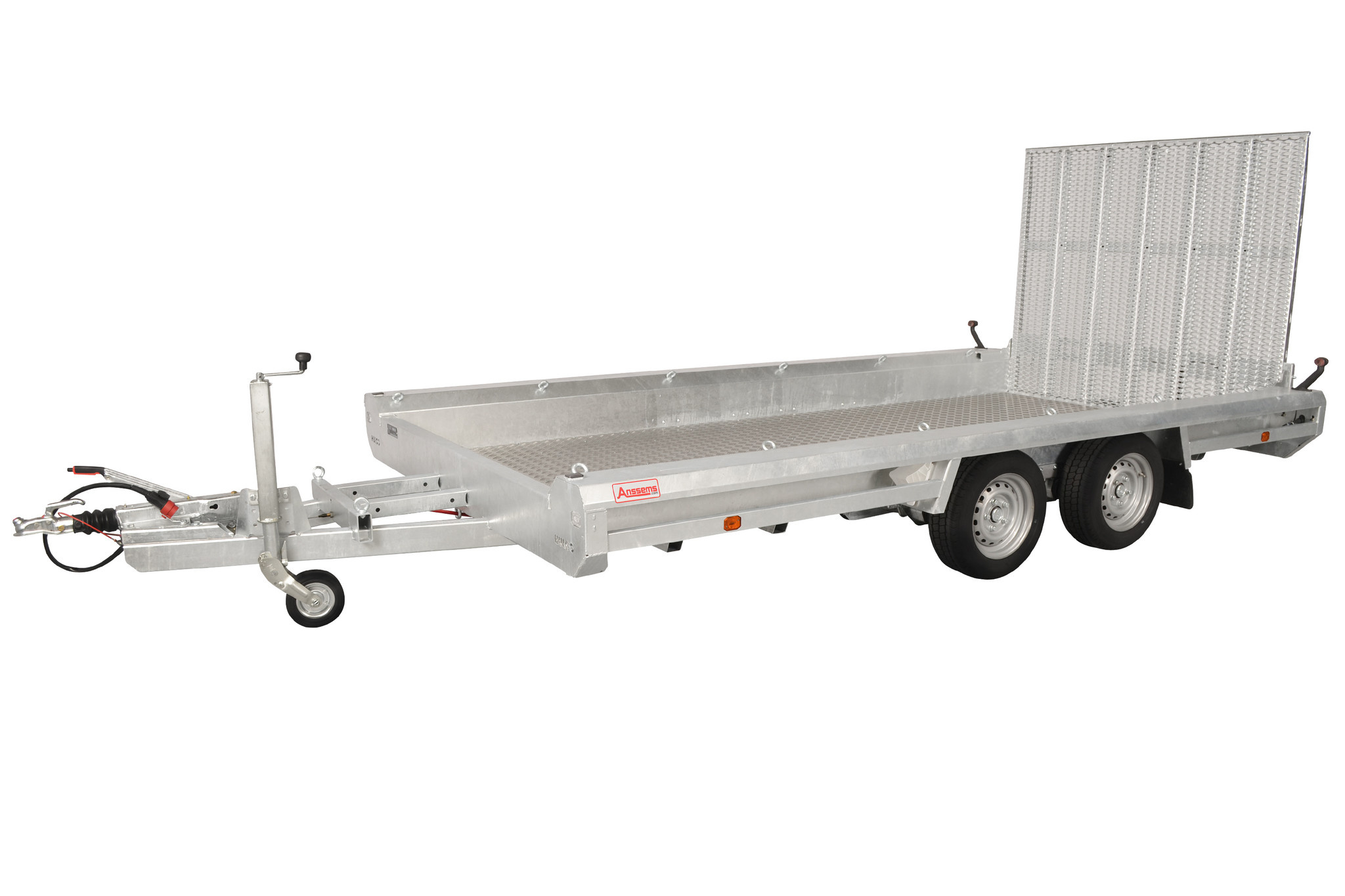 Hulco TERRAX-2 3000 LK - 3000 kg bruto laadvermogen - machinetransporter - 394x180 cm laadoppervlak - geremd